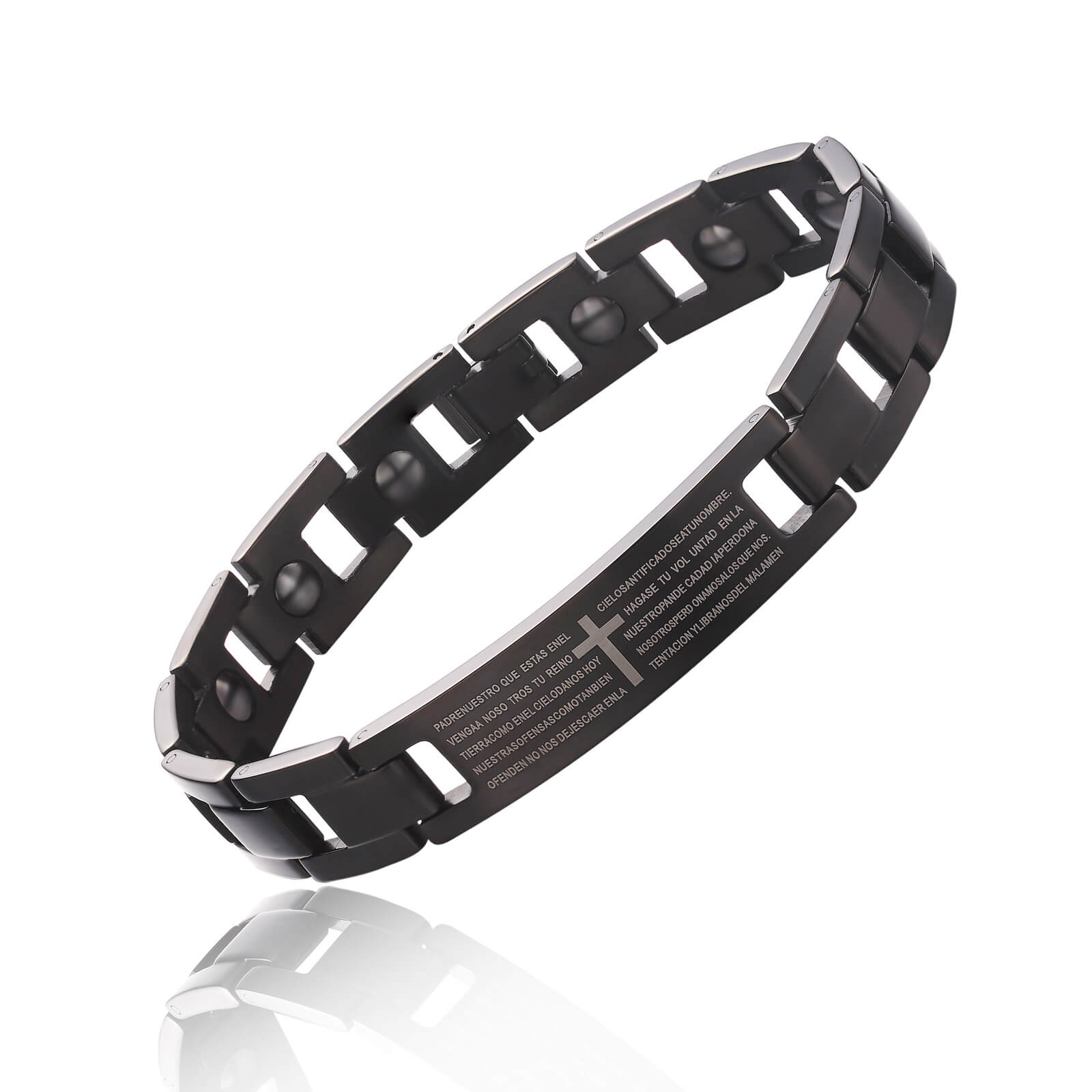 Stainless Steel Magnetic Bracelet SBR 515 BK