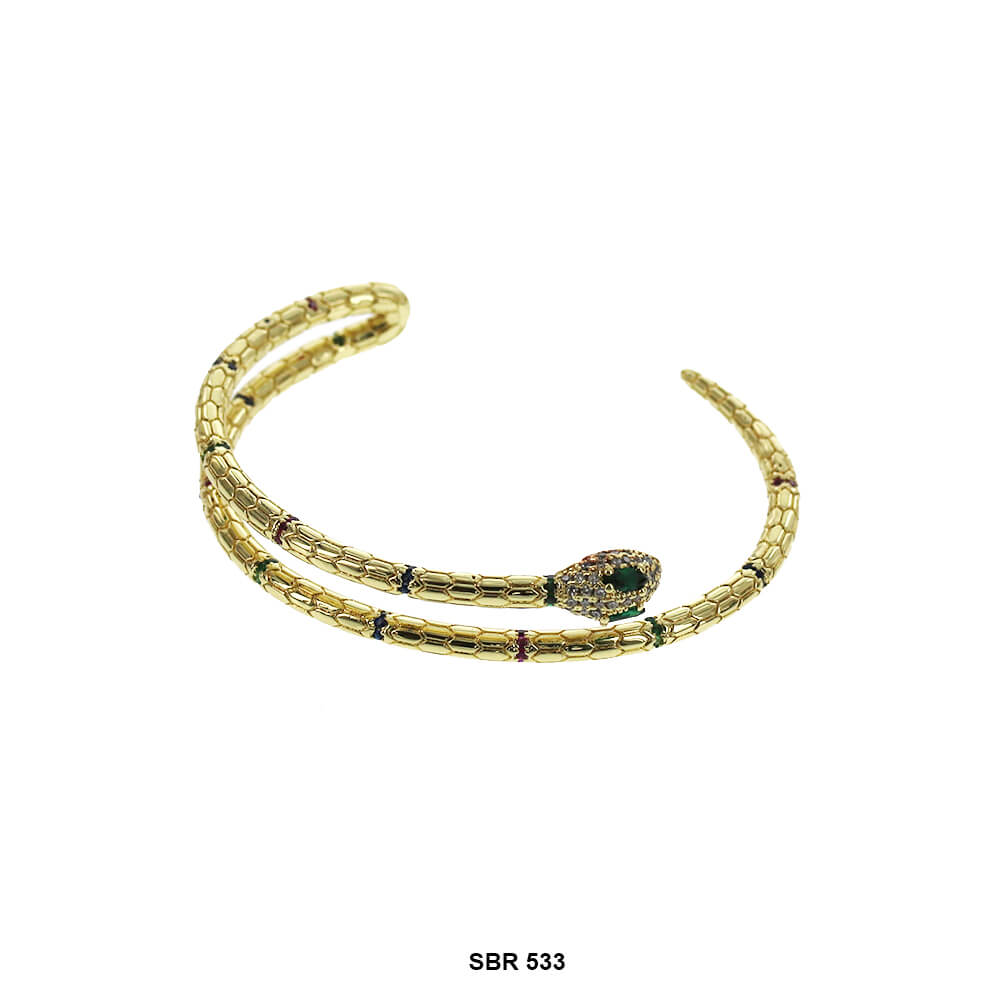 Snake Open Bangle Bracelet SBR 533