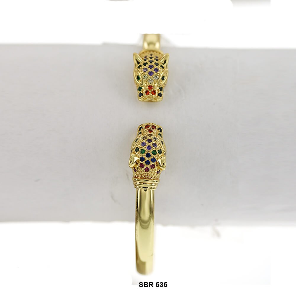 Leopard  Open Bangle Bracelet SBR 535