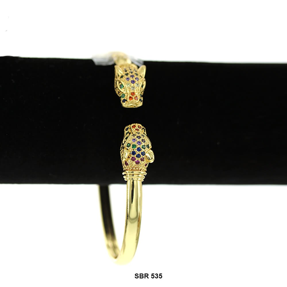 Leopard  Open Bangle Bracelet SBR 535