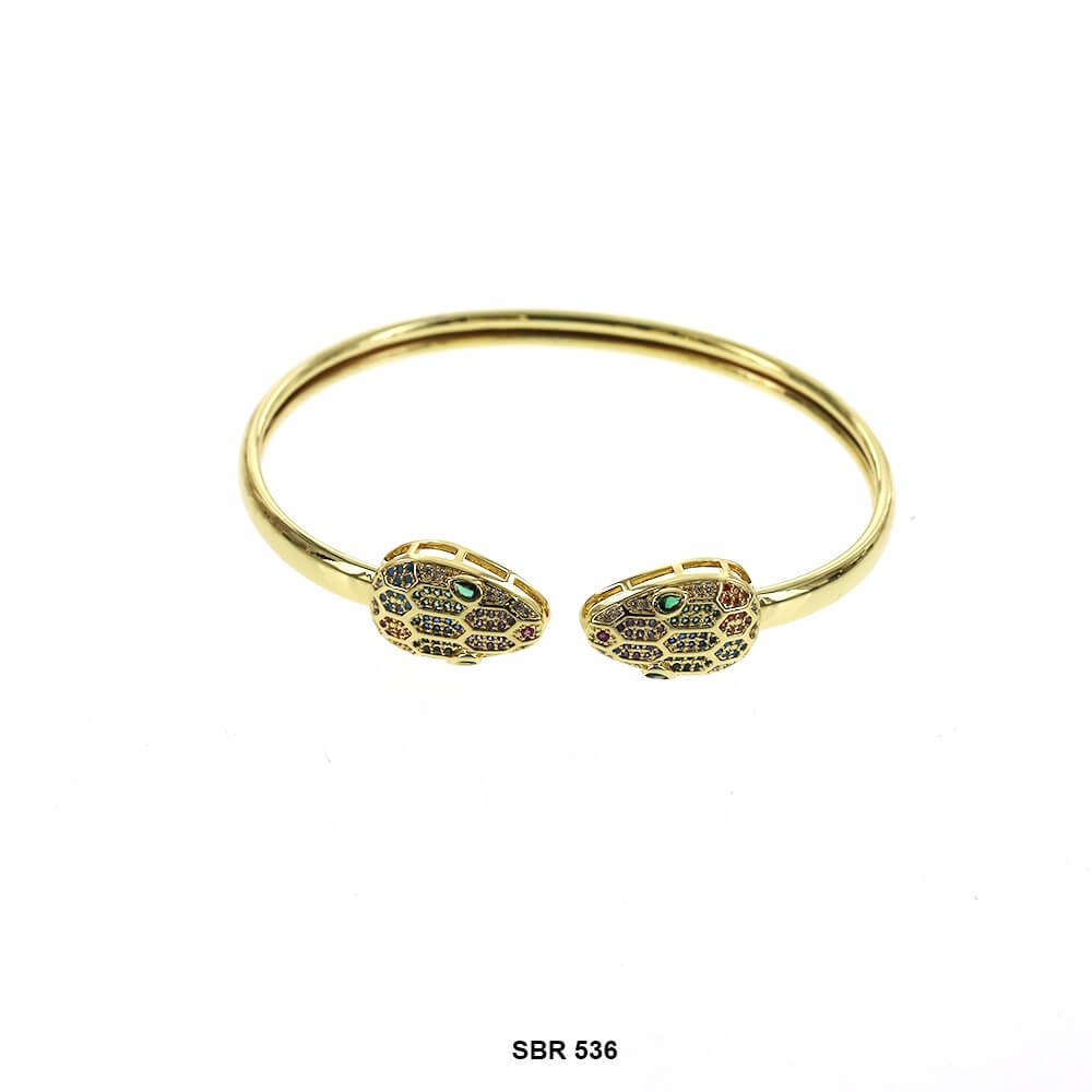 Snake Open Bangle Bracelet SBR 536