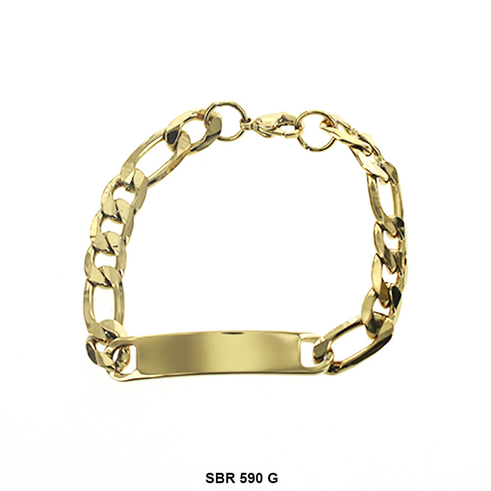 Stainless Steel ID Bracelet SBR 590 G