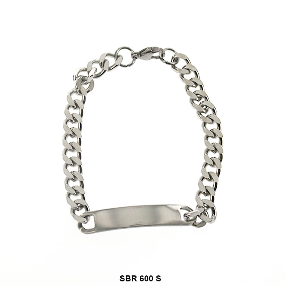 Stainless Steel ID Bracelet SBR 600 S