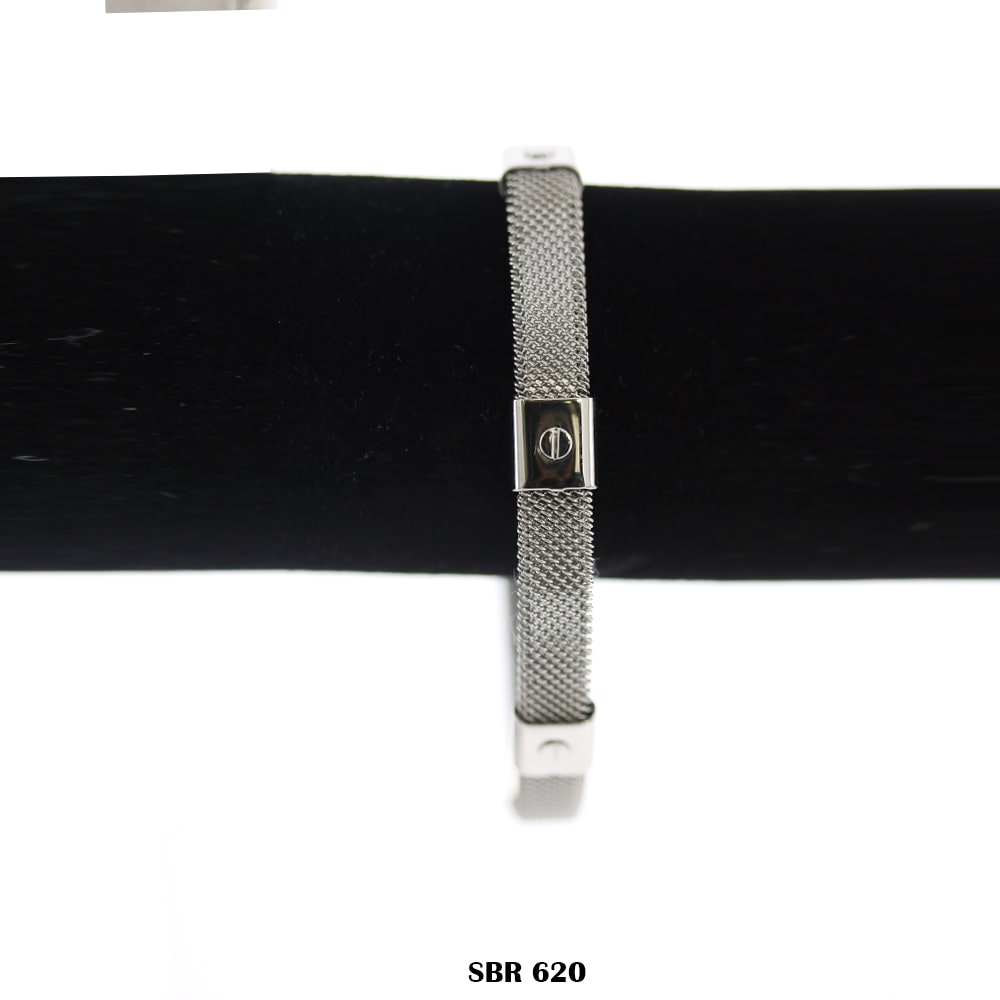 Brazalete de banda de acero inoxidable SBR 620