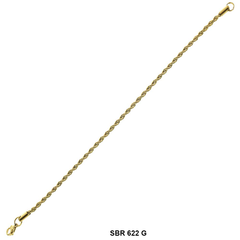 Brazalete de cuerda de acero inoxidable de 3 mm SBR 622 G