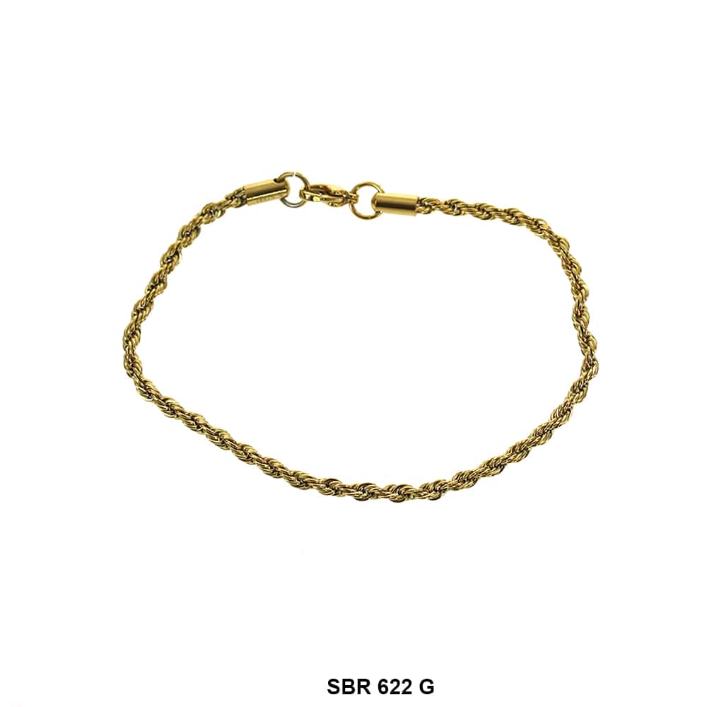 Brazalete de cuerda de acero inoxidable de 3 mm SBR 622 G