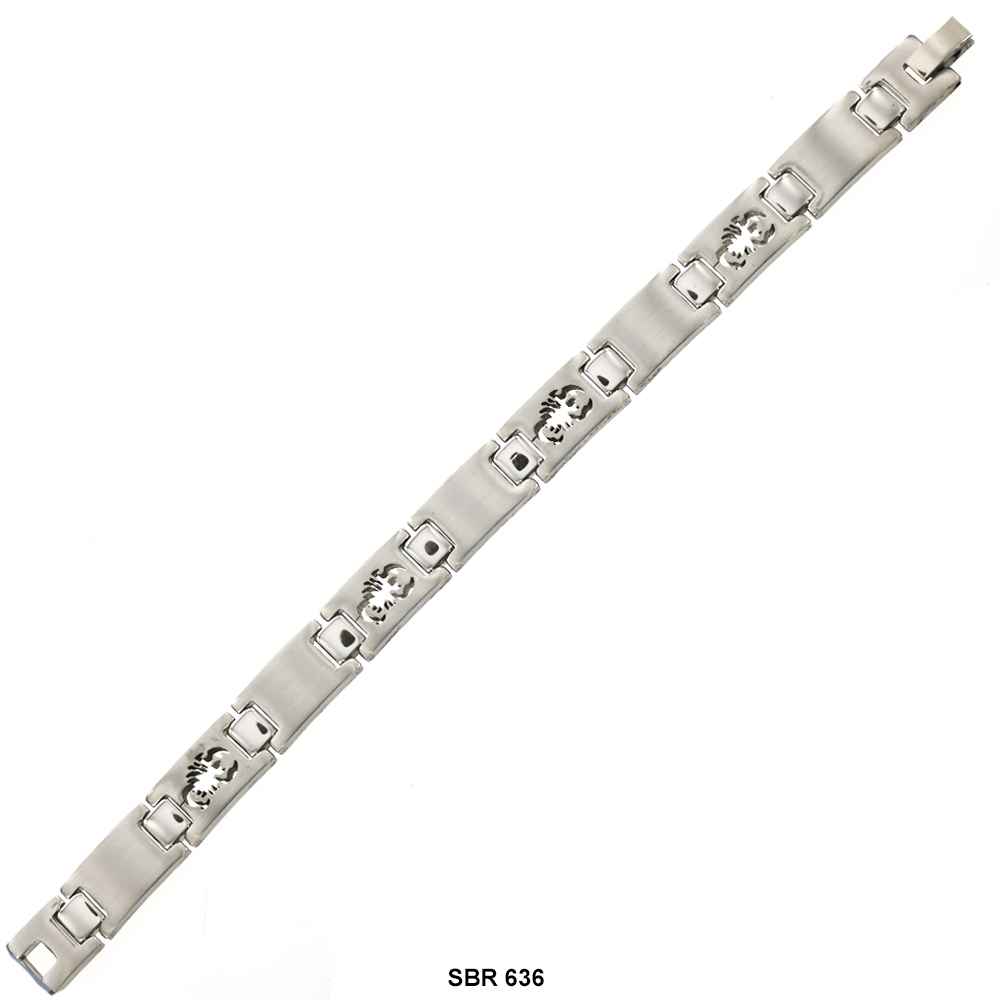 Brazalete de acero inoxidable SBR 636