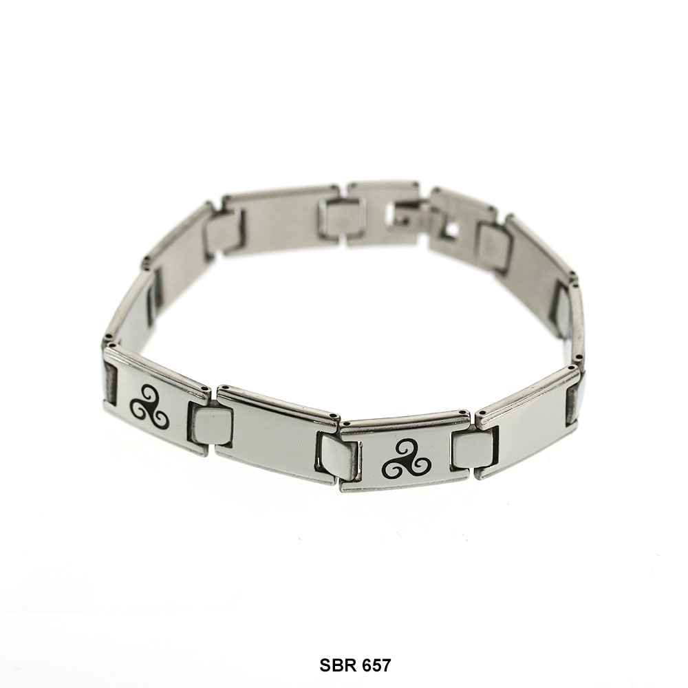 Brazalete de acero inoxidable SBR 657