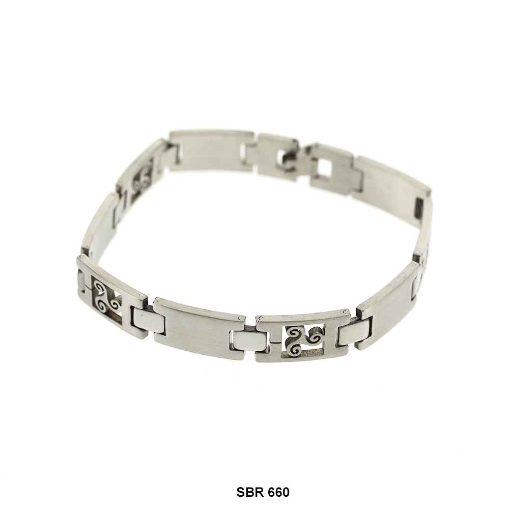 Brazalete de acero inoxidable SBR 660