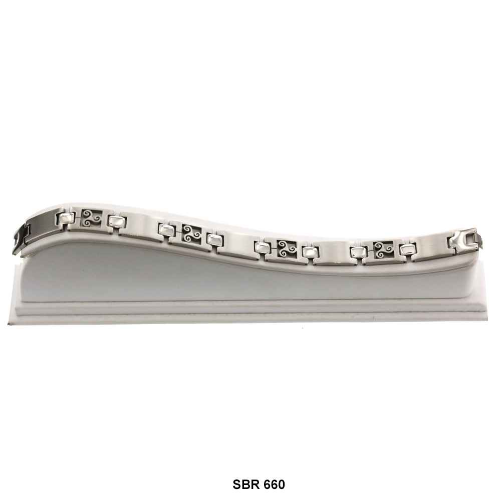 Brazalete de acero inoxidable SBR 660