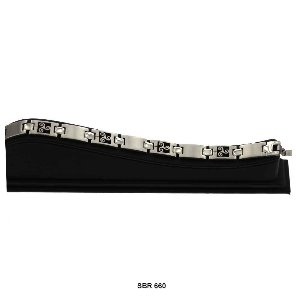 Brazalete de acero inoxidable SBR 660