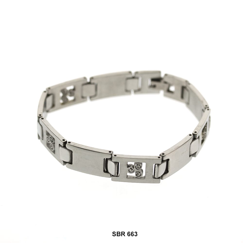 Brazalete de acero inoxidable SBR 663