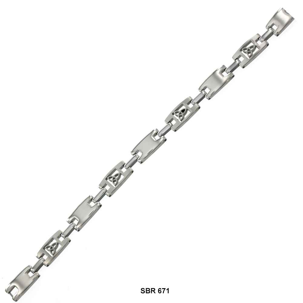 Brazalete de acero inoxidable SBR 671