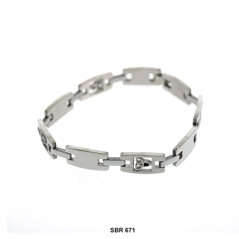 Brazalete de acero inoxidable SBR 671