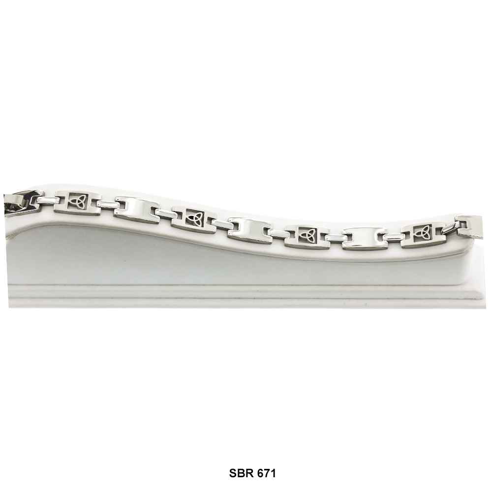 Brazalete de acero inoxidable SBR 671