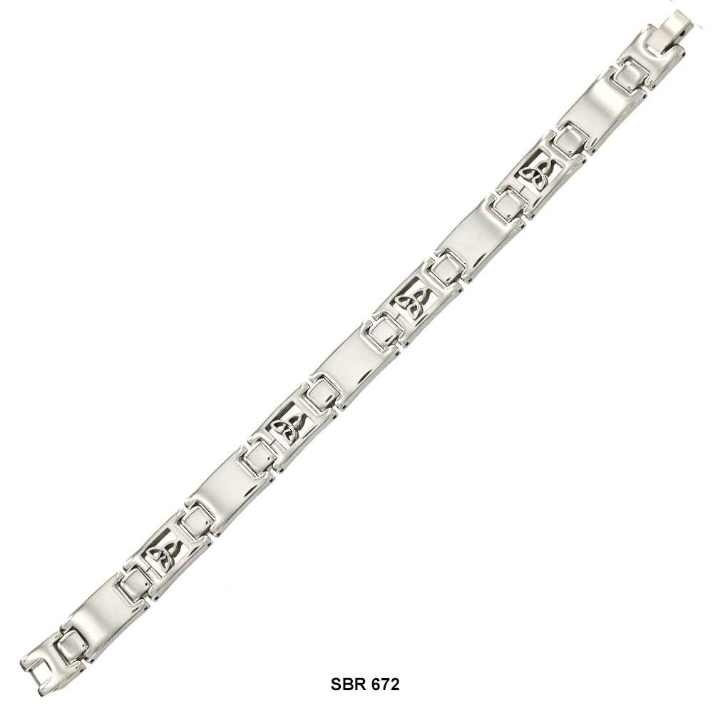 Brazalete de acero inoxidable SBR 672