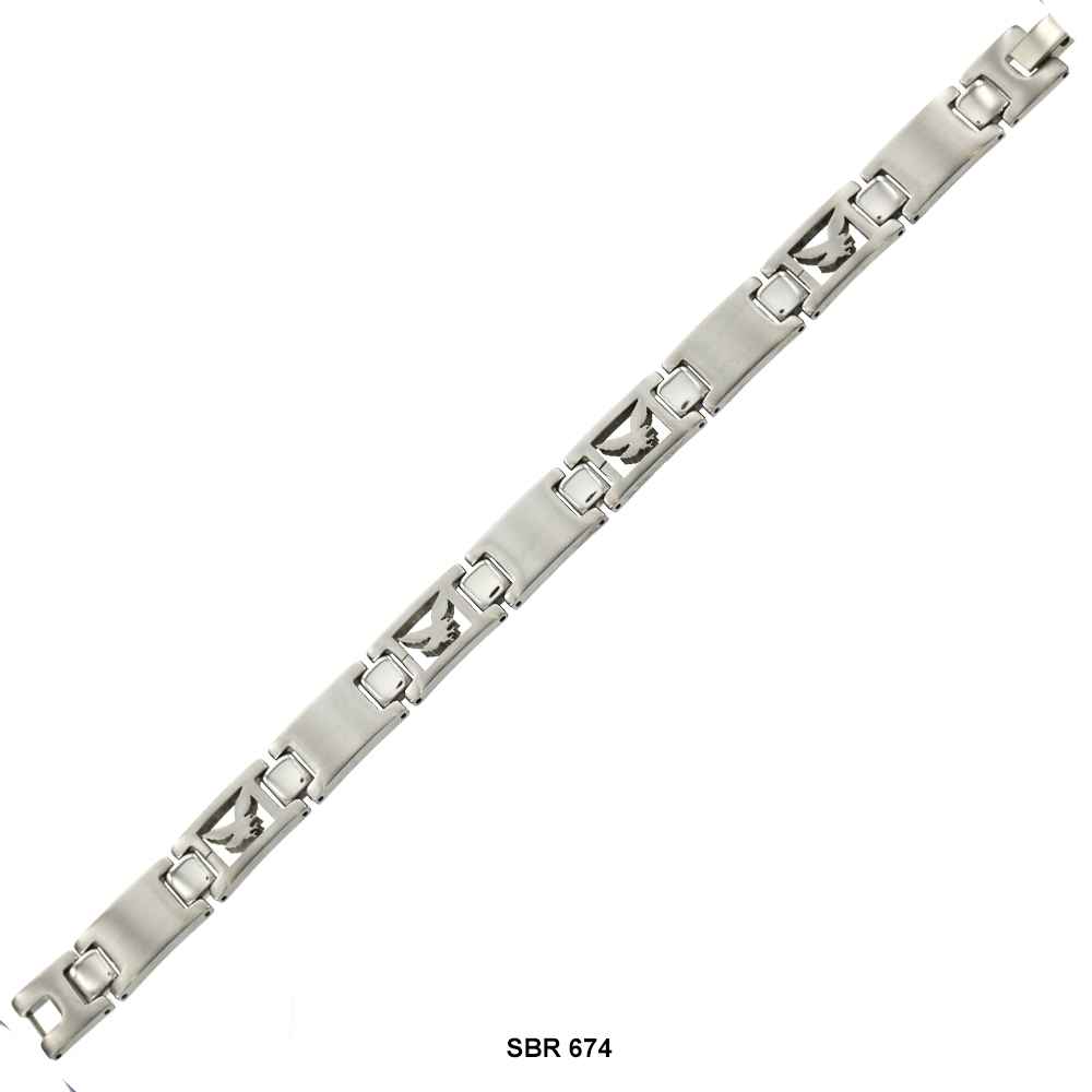 Brazalete de acero inoxidable SBR 674