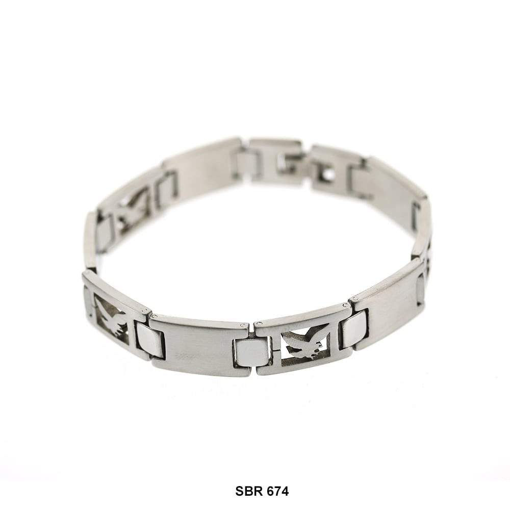 Brazalete de acero inoxidable SBR 674