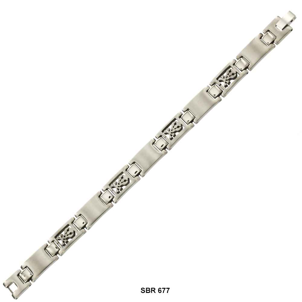 Brazalete de acero inoxidable SBR 677