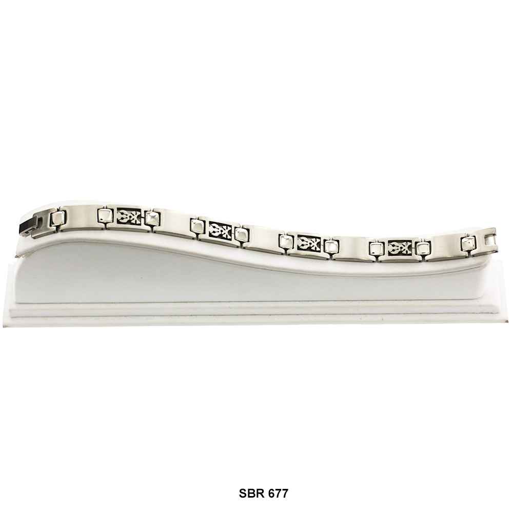 Brazalete de acero inoxidable SBR 677