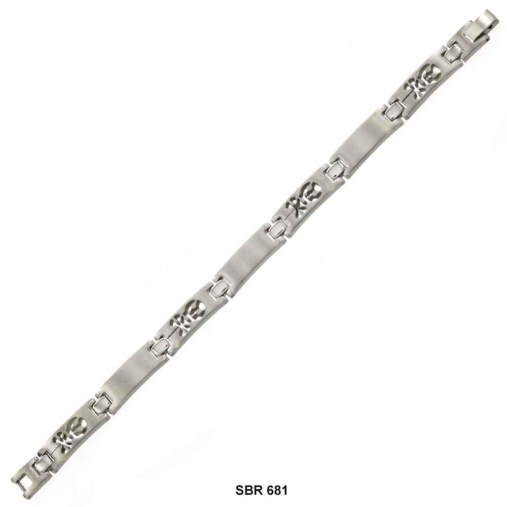 Brazalete de acero inoxidable SBR 681