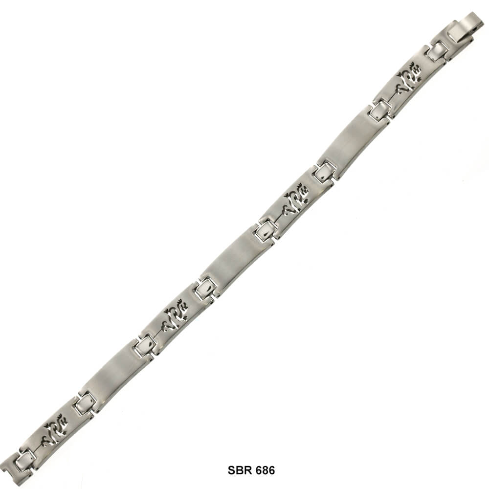 Brazalete de acero inoxidable SBR 686