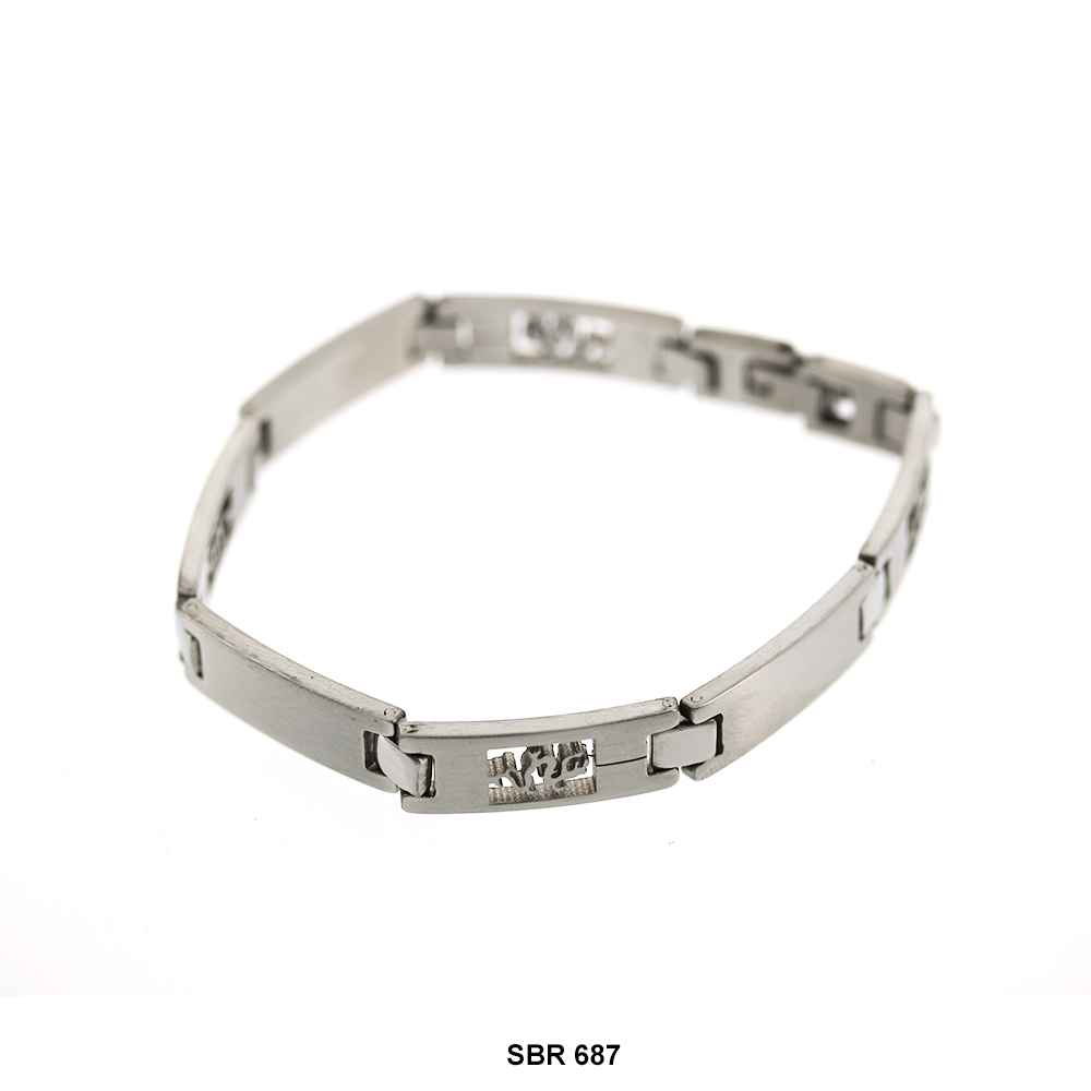 Brazalete de acero inoxidable SBR 687