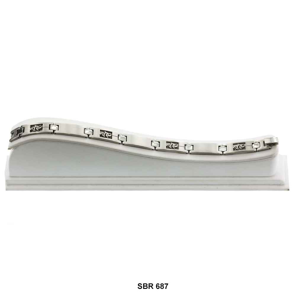 Brazalete de acero inoxidable SBR 687