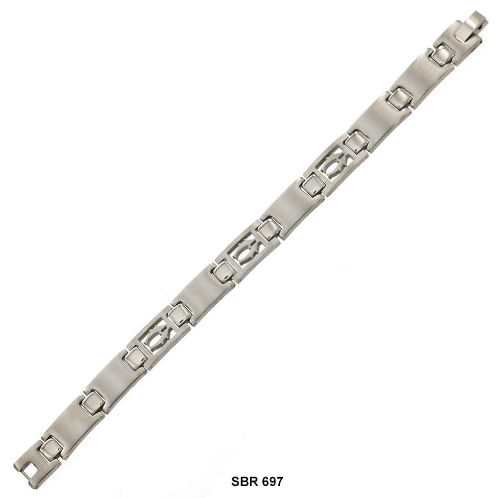 Brazalete de acero inoxidable SBR 697