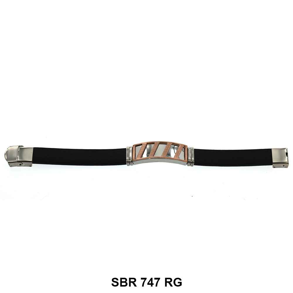 Stainless Steel Bracelet SBR 747 RG