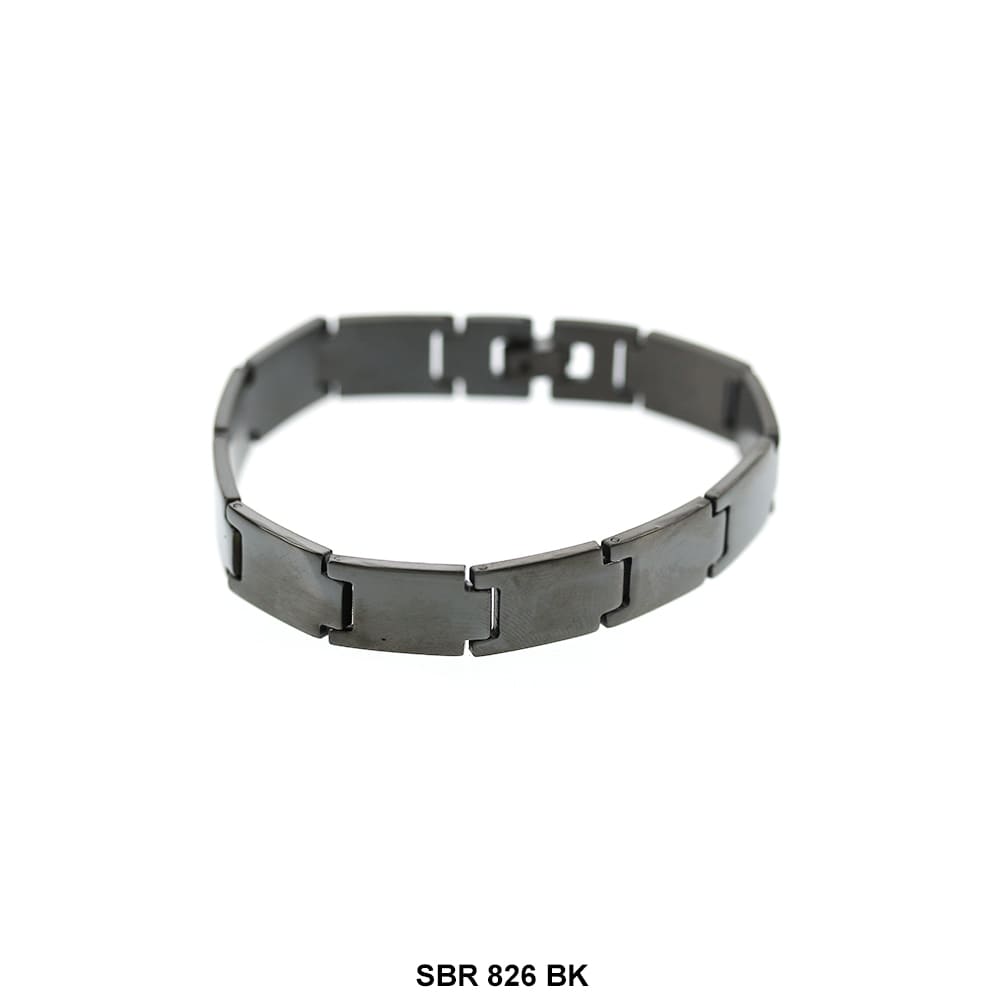 Brazalete de acero inoxidable SBR 826 (BK)