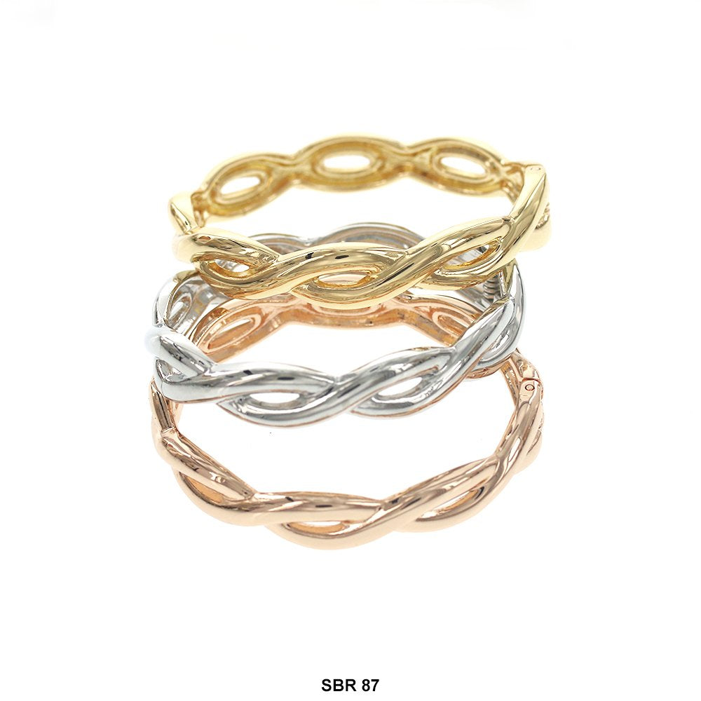 3 Pc Cuff Bangle Bracelet Set SBR 87