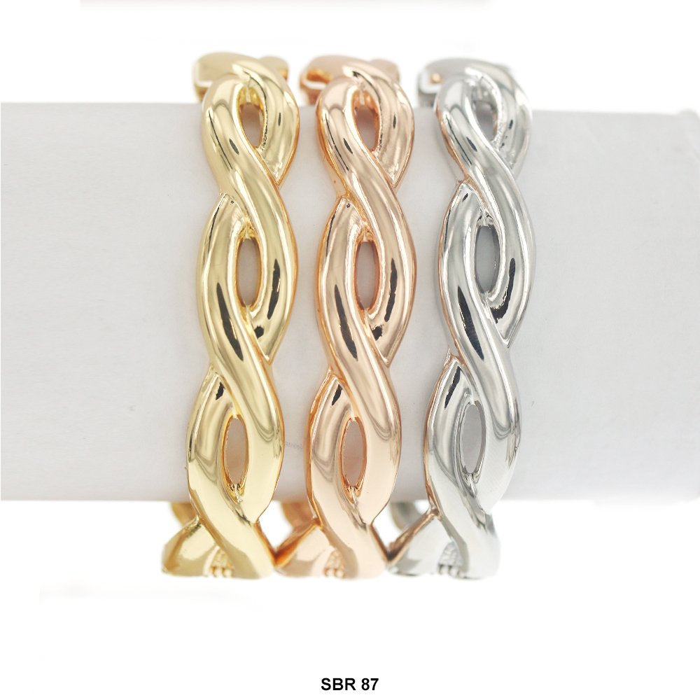 3 Pc Cuff Bangle Bracelet Set SBR 87