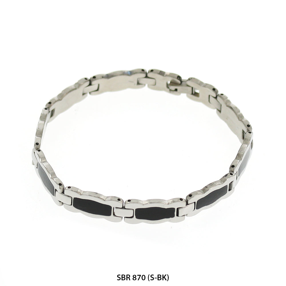 Brazalete de acero inoxidable SBR 870 (S-BK)