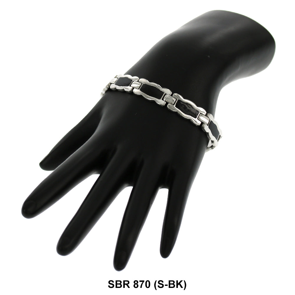 Brazalete de acero inoxidable SBR 870 (S-BK)