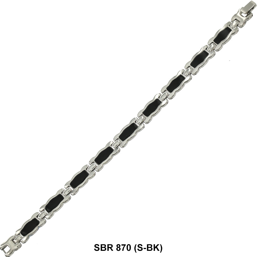 Brazalete de acero inoxidable SBR 870 (S-BK)