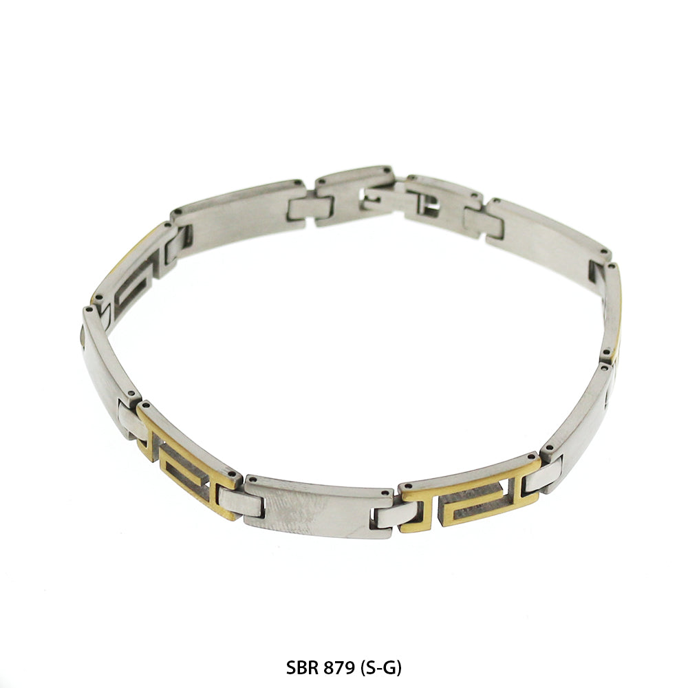 Stainless Steel Bracelet SBR 879 (S-G)