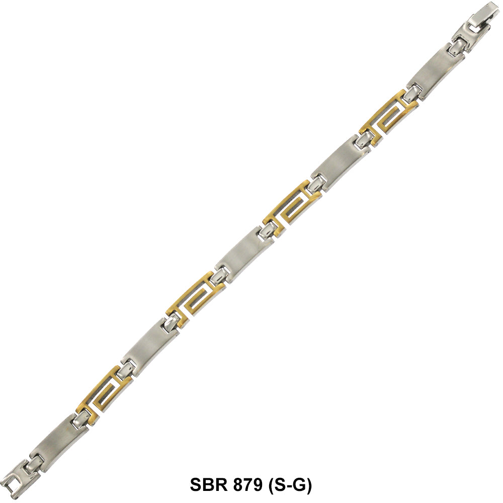 Stainless Steel Bracelet SBR 879 (S-G)