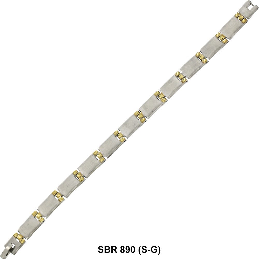 Stainless Steel Bracelet SBR 890 (S-G)