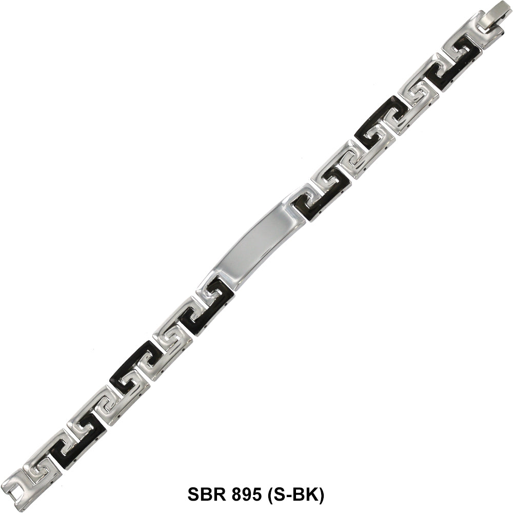 Brazalete de acero inoxidable SBR 895 (S-BK)