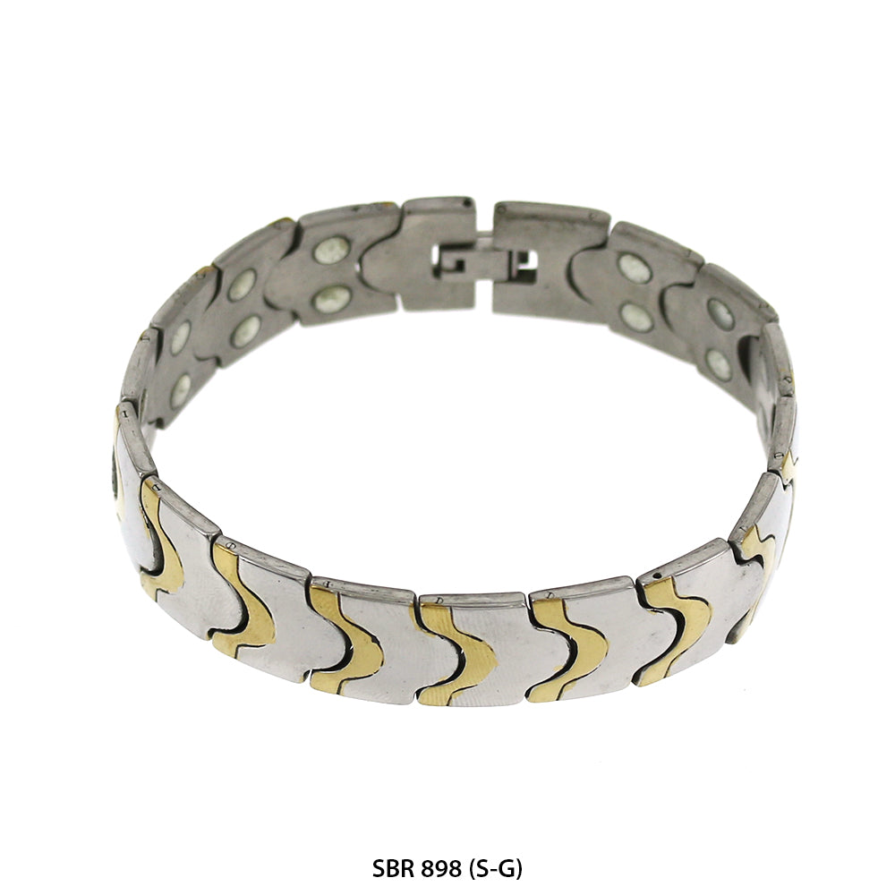 Stainless Steel Bracelet SBR 898 (S-G)