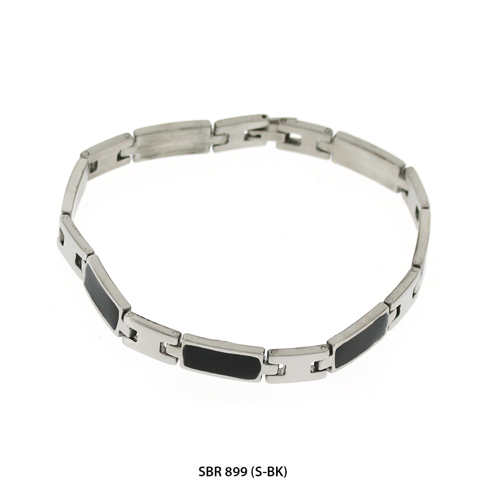 Stainless Steel Bracelet SBR 899 (S-BK)