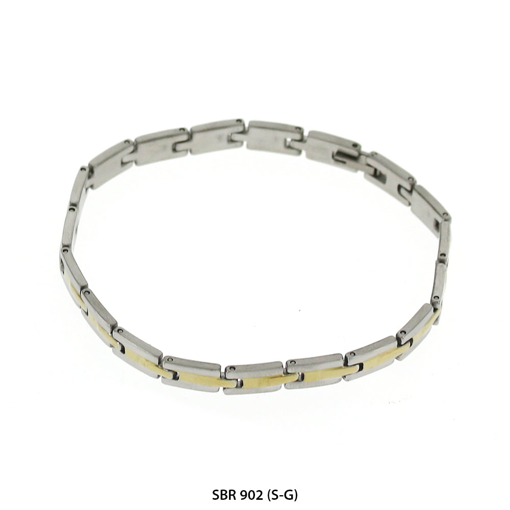 Stainless Steel Bracelet SBR 902 (S-G)