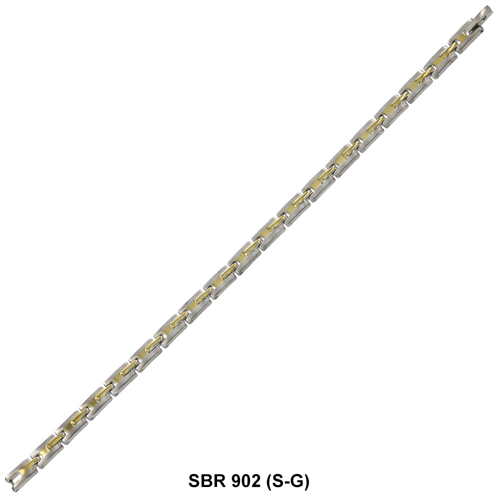 Stainless Steel Bracelet SBR 902 (S-G)