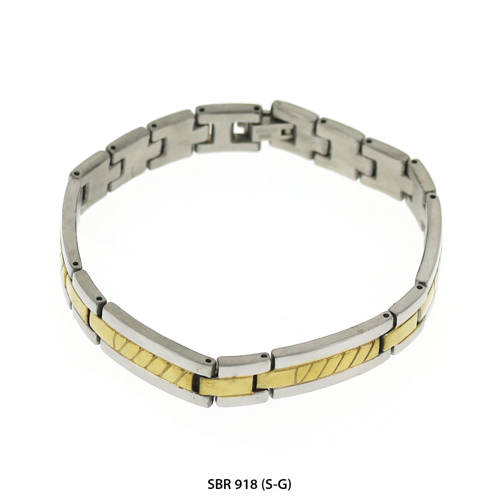 Stainless Steel Bracelet SBR 918 (S-G)