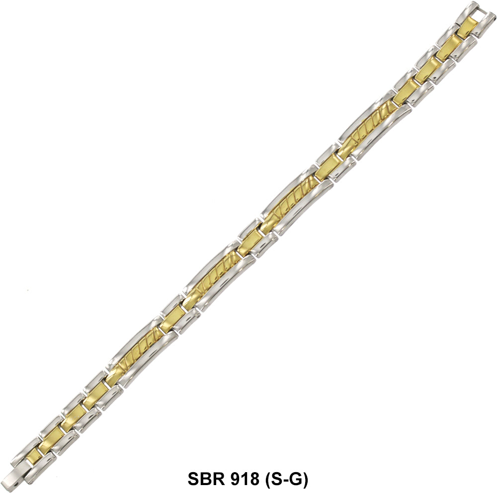 Stainless Steel Bracelet SBR 918 (S-G)
