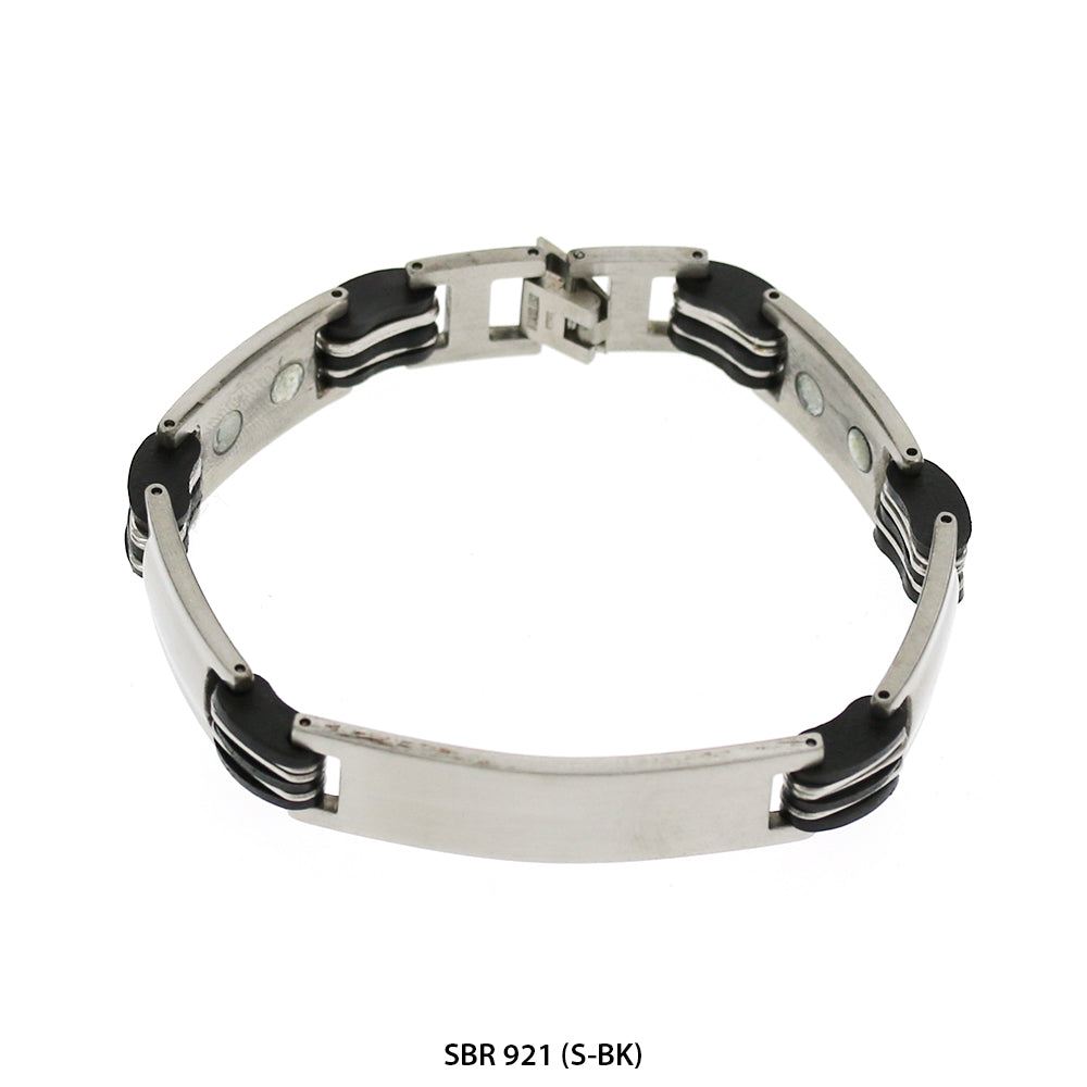 Stainless Steel Bracelet SBR 921 (S-BK)