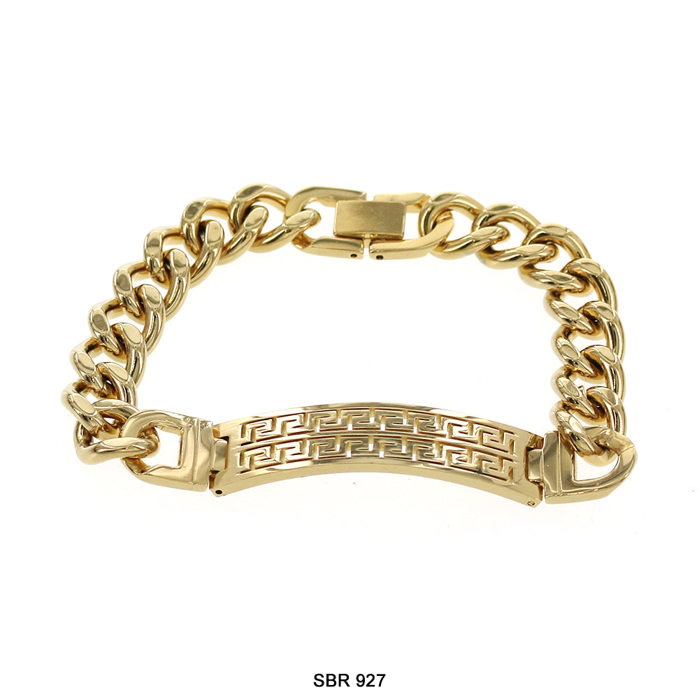 Stainless Steel ID Bracelet SBR 927 G