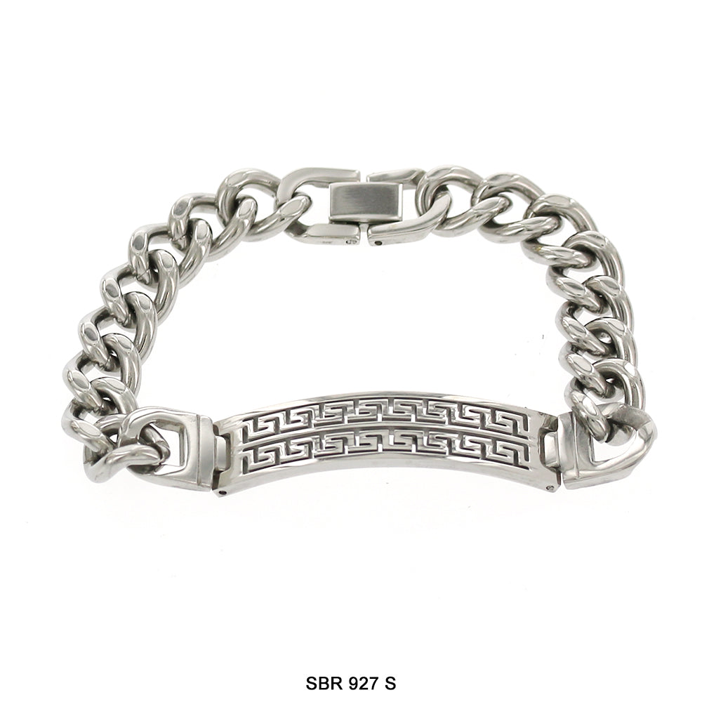 Stainless Steel ID Bracelet SBR 927 S