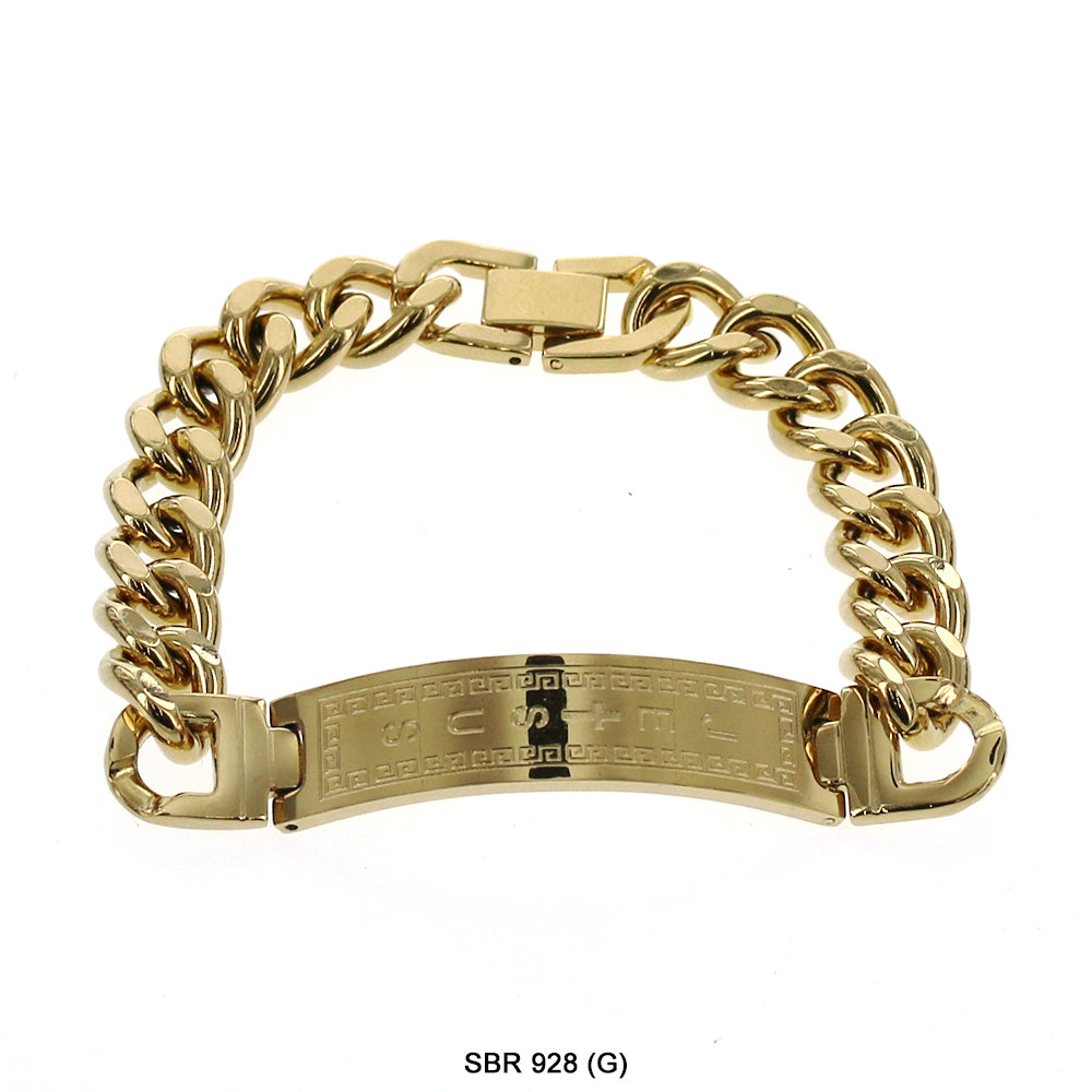 Stainless Steel ID Bracelet SBR 928 G